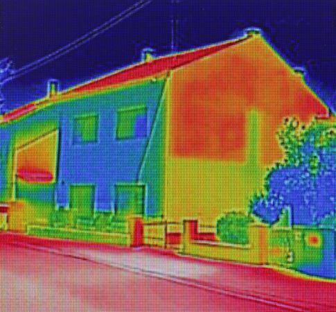 Thermographie d'une maison pour projet de rénovation thermique